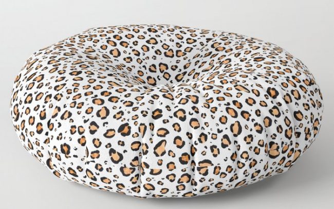 leopard-print-floor-pillows