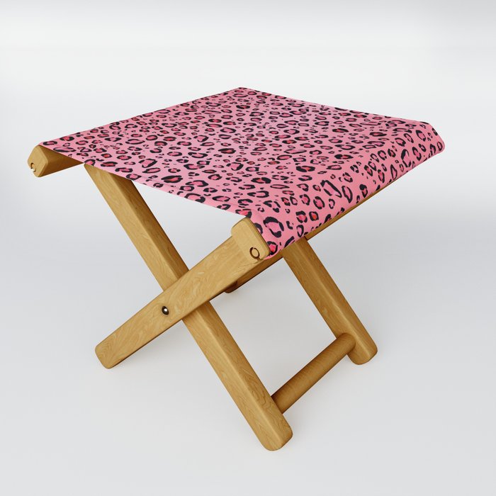 pink leopard print art illustration