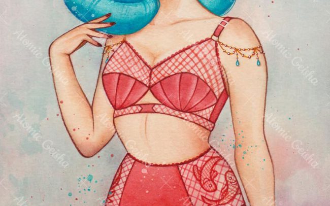 Astro Boudoir Pisces Pin-Up