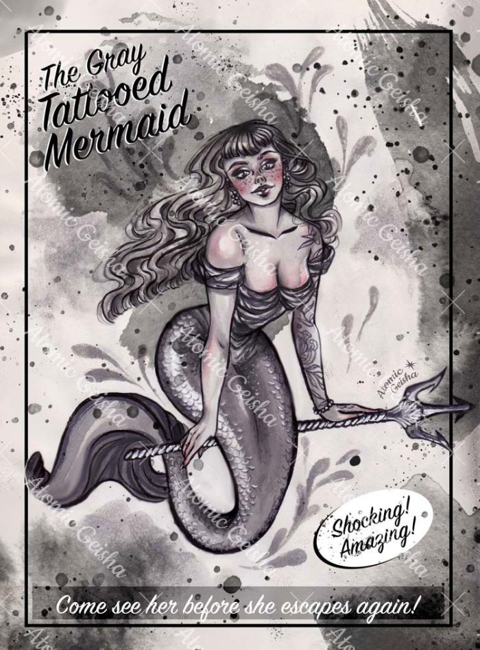 The Gray Tattooed Mermaid